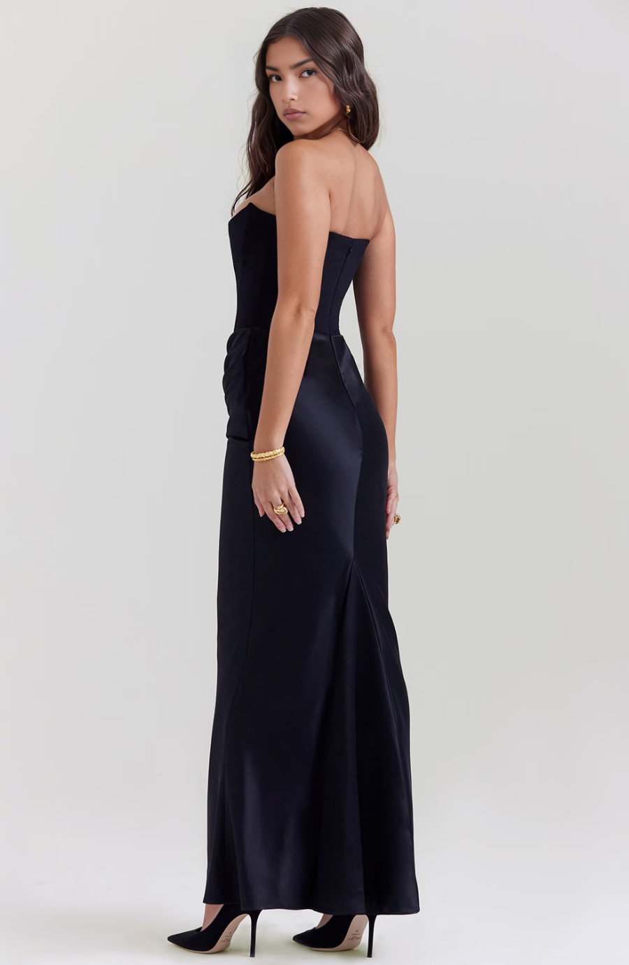 LAURE | STRAPLESS EVENING DRESS