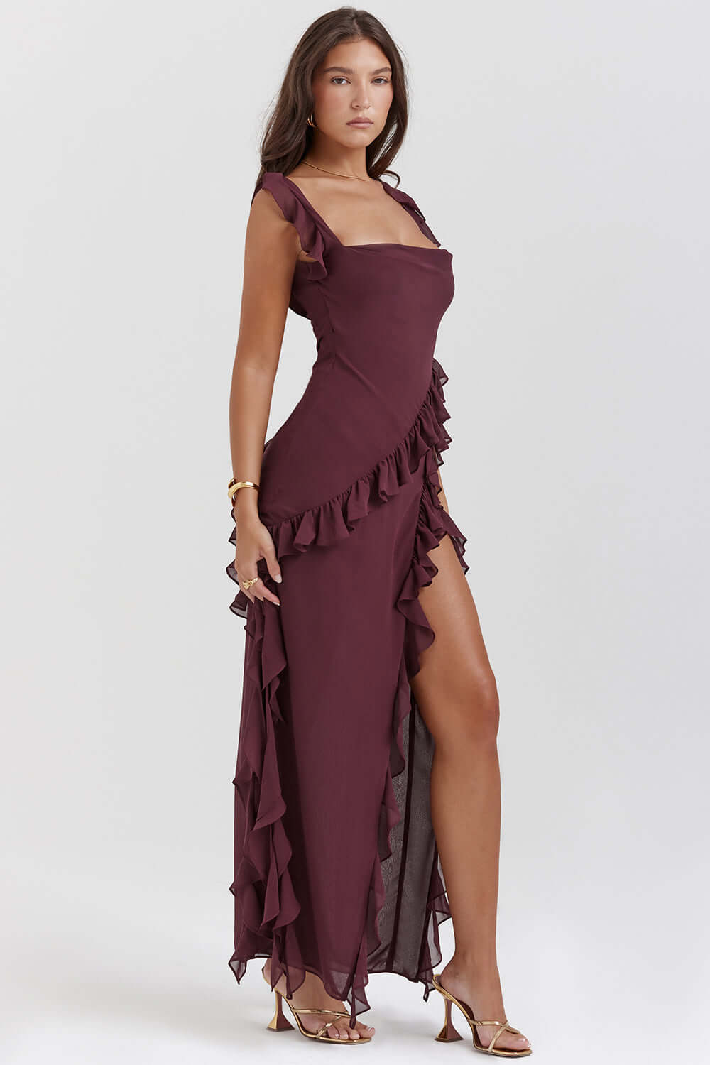 Milla | Stringy Selvedge Maxi Dress