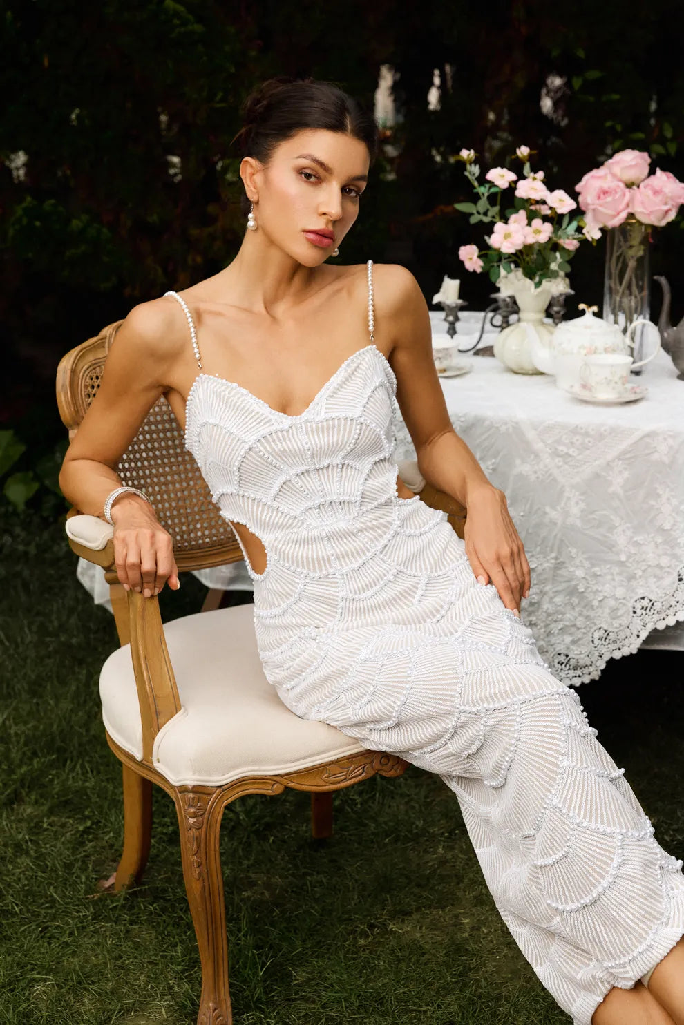 Anna | Evening Dress with Beads
