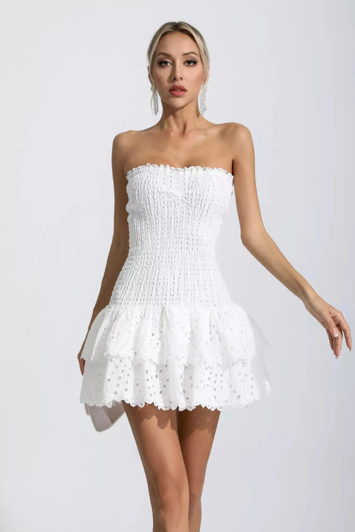 Elisa | Ruffled Mini Dress