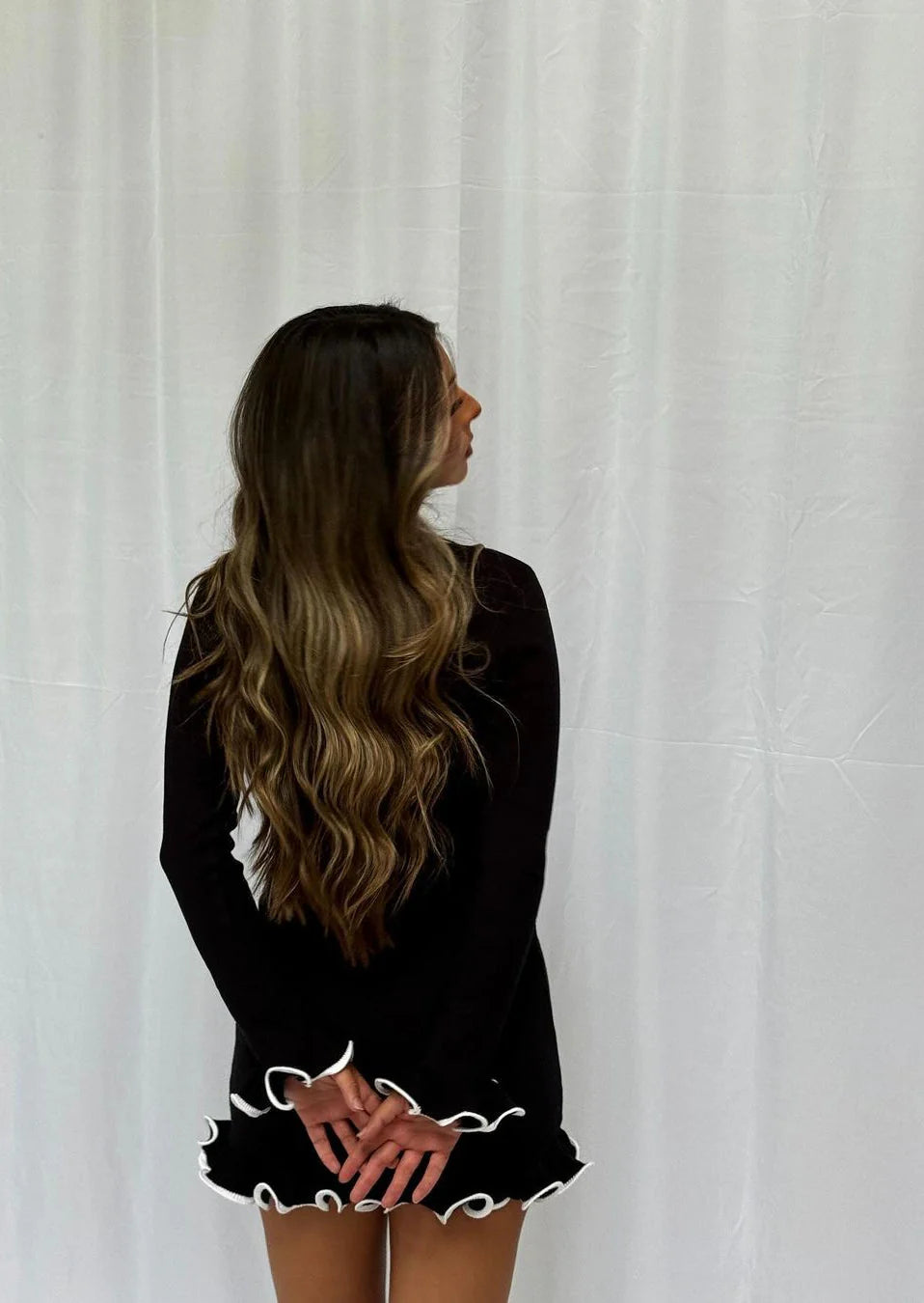 Lina | Fitted Long Sleeve Dress