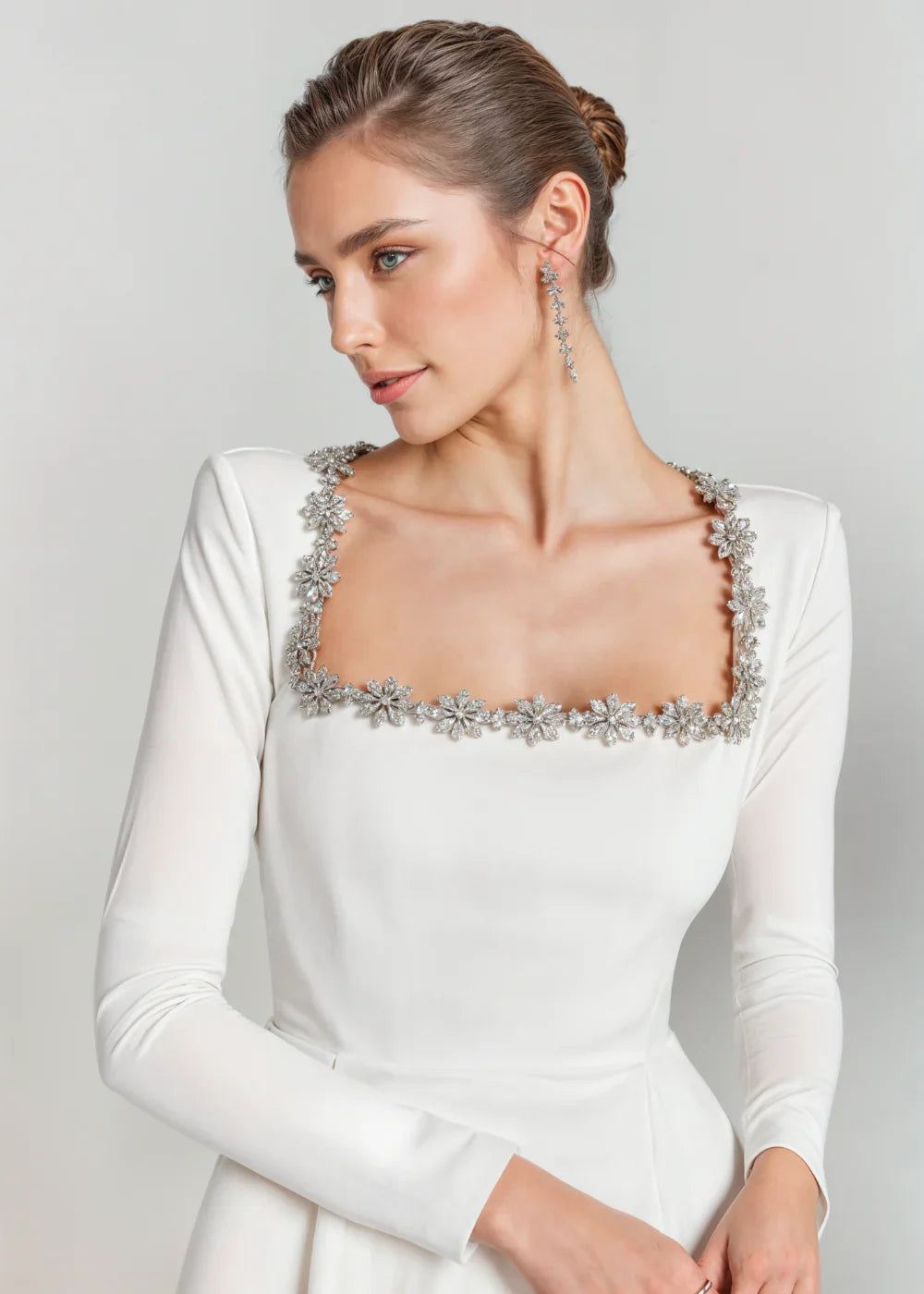 Petra | Embellished A-line Mini Dress