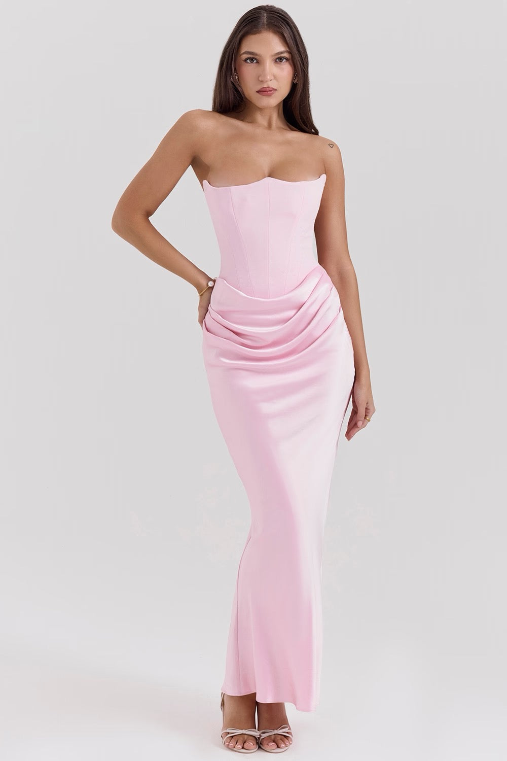 LAURE | STRAPLESS EVENING DRESS