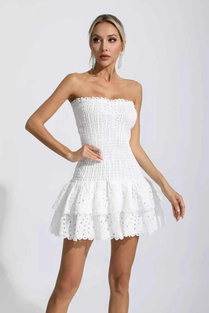 Elisa | Ruffled Mini Dress