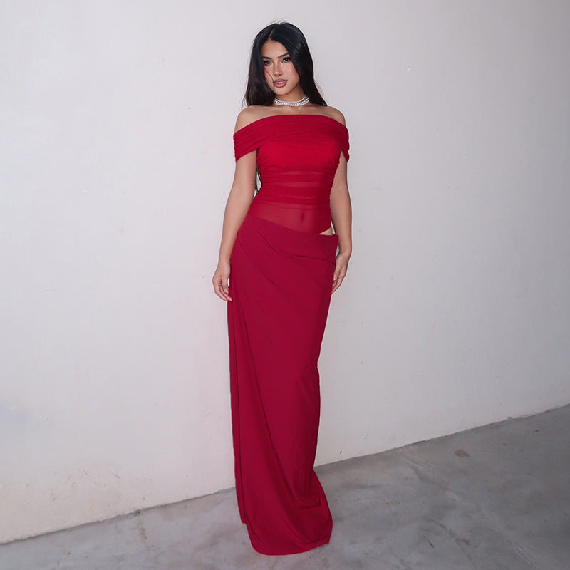 Alma | Asymmetrical Fold Dress