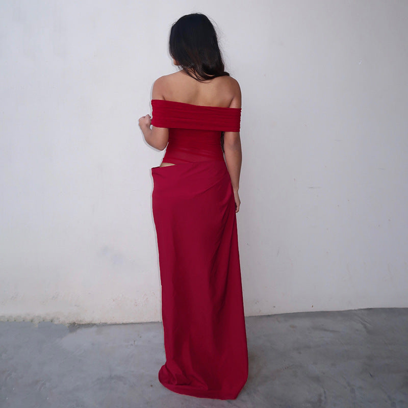Alma | Asymmetrical Fold Dress