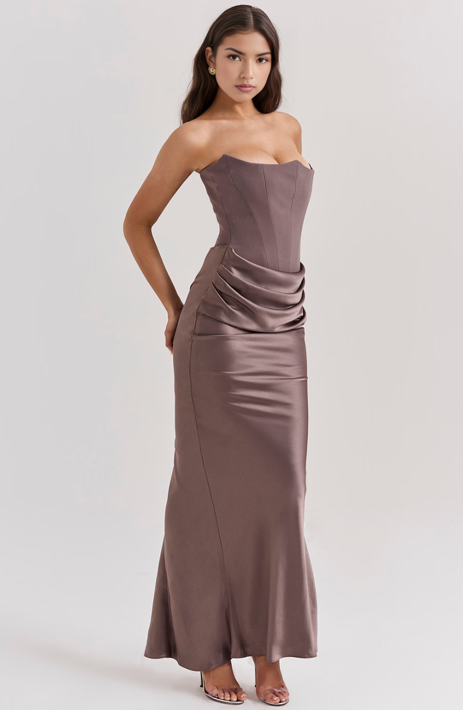 LAURE | STRAPLESS EVENING DRESS
