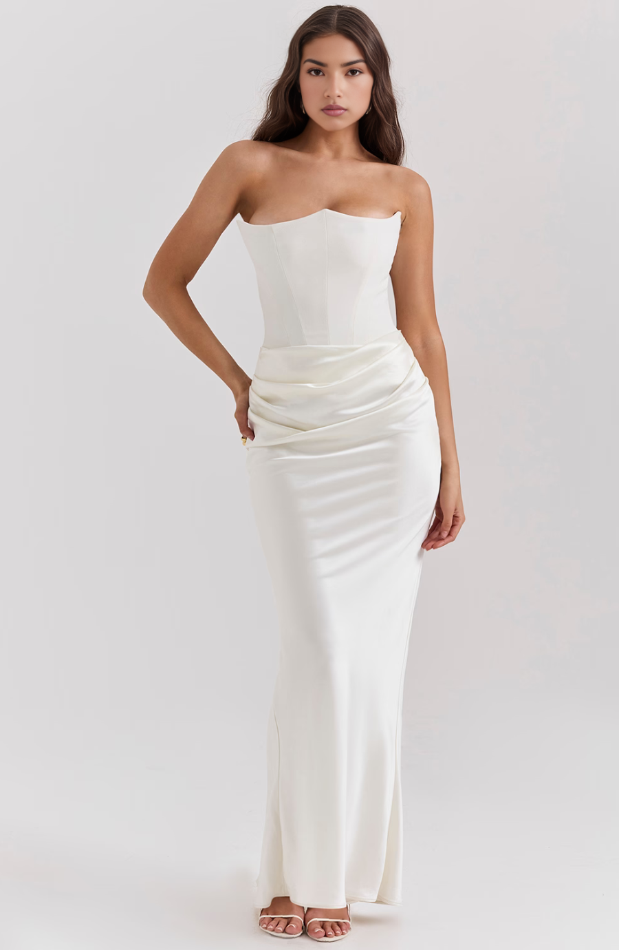 LAURE | STRAPLESS EVENING DRESS