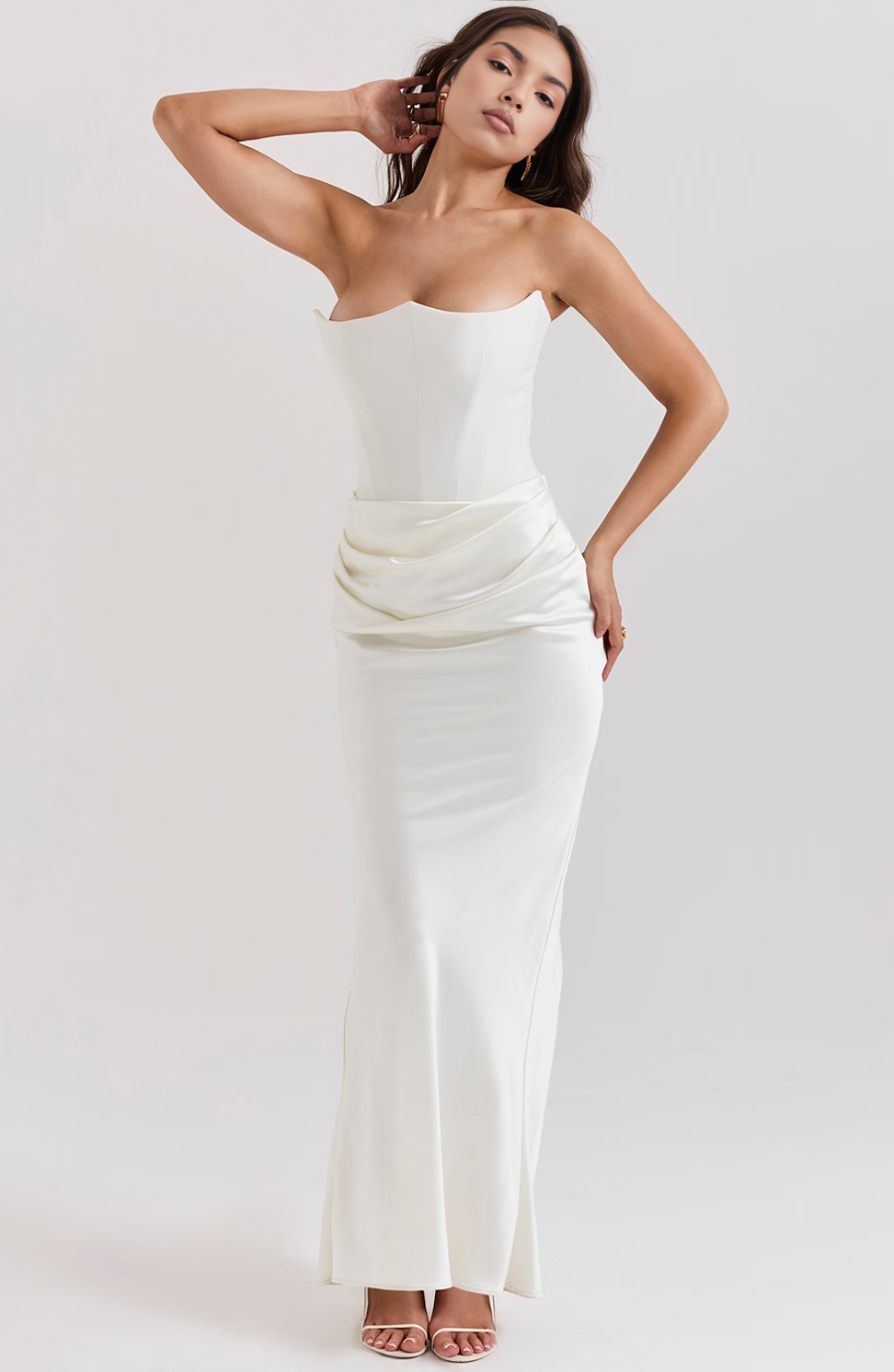 LAURE | STRAPLESS EVENING DRESS