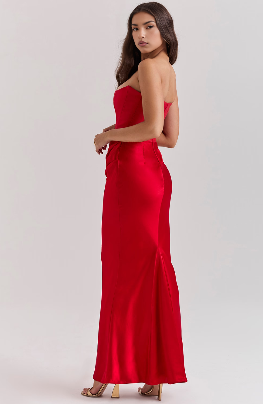 LAURE | STRAPLESS EVENING DRESS