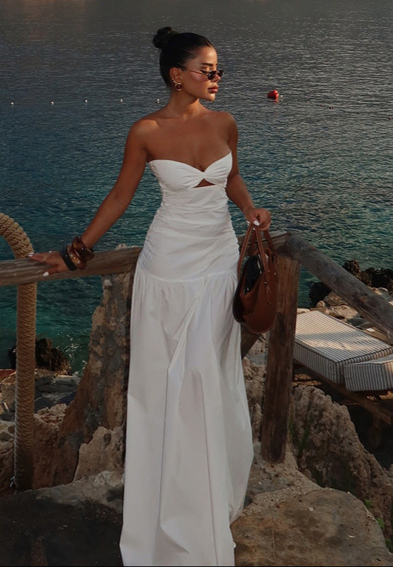 Jona | Strapless Cutout Maxi Dress
