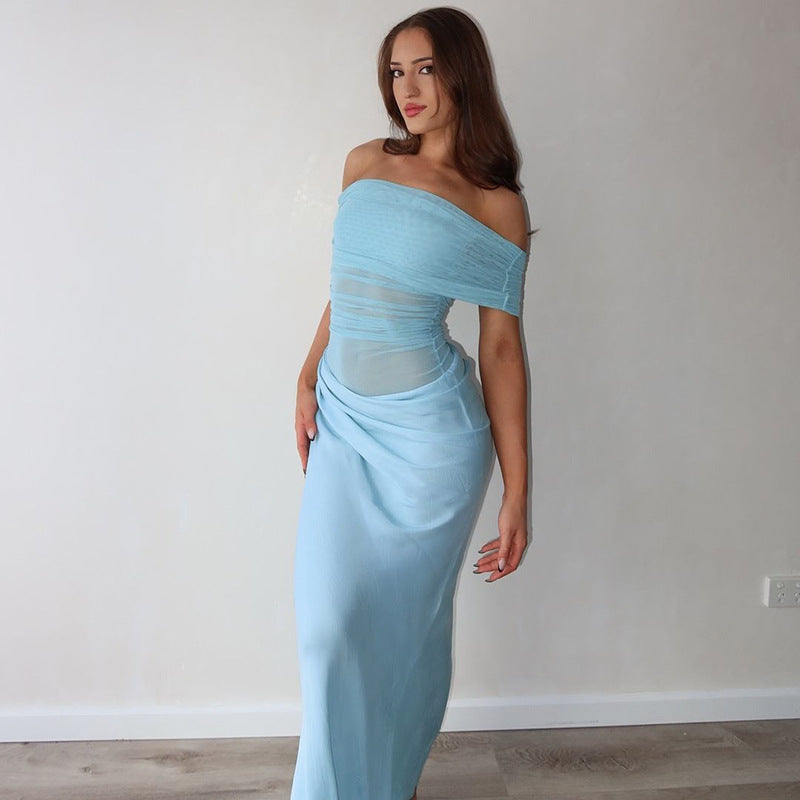 Alma | Asymmetrical Fold Dress