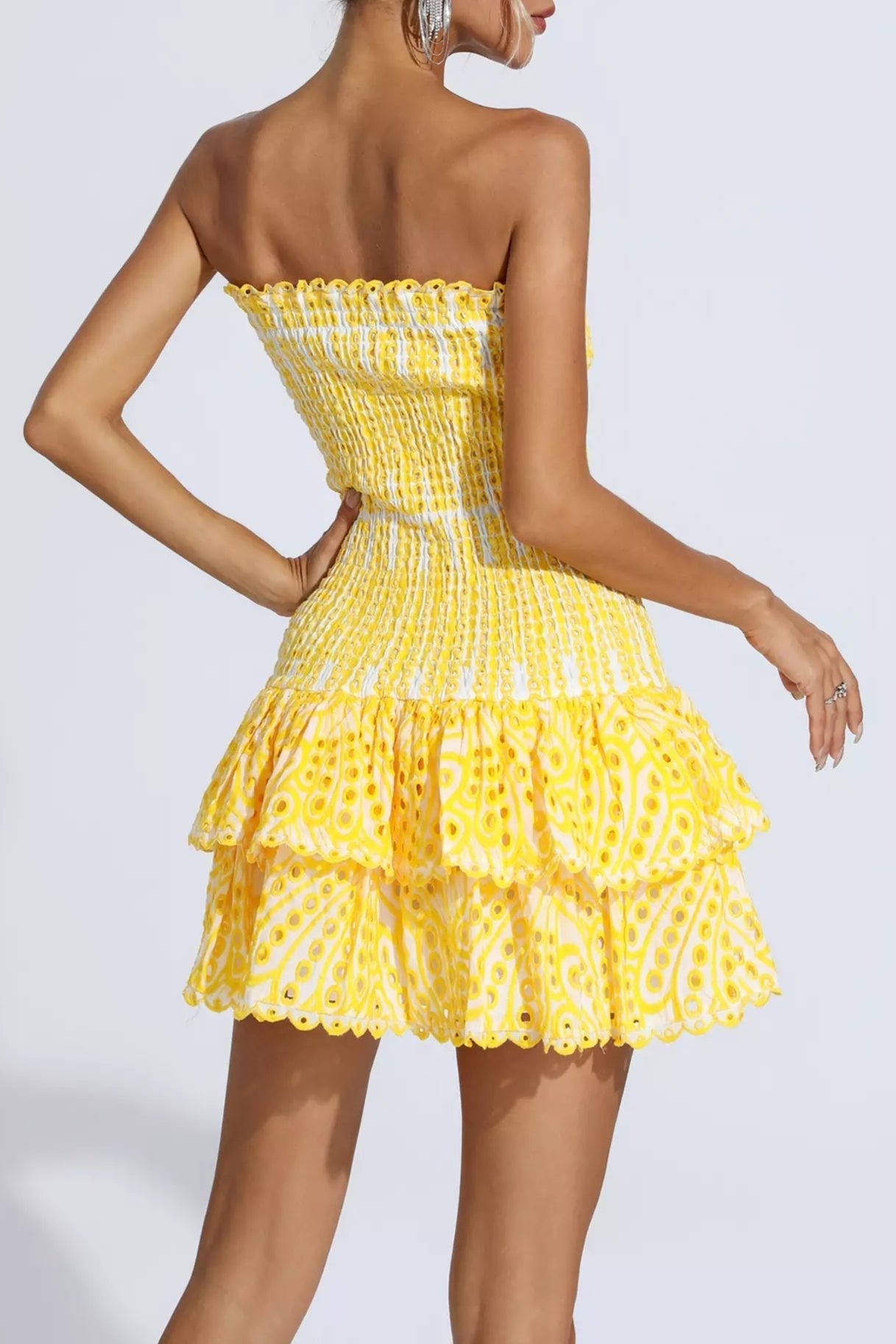 Elisa | Ruffled Mini Dress