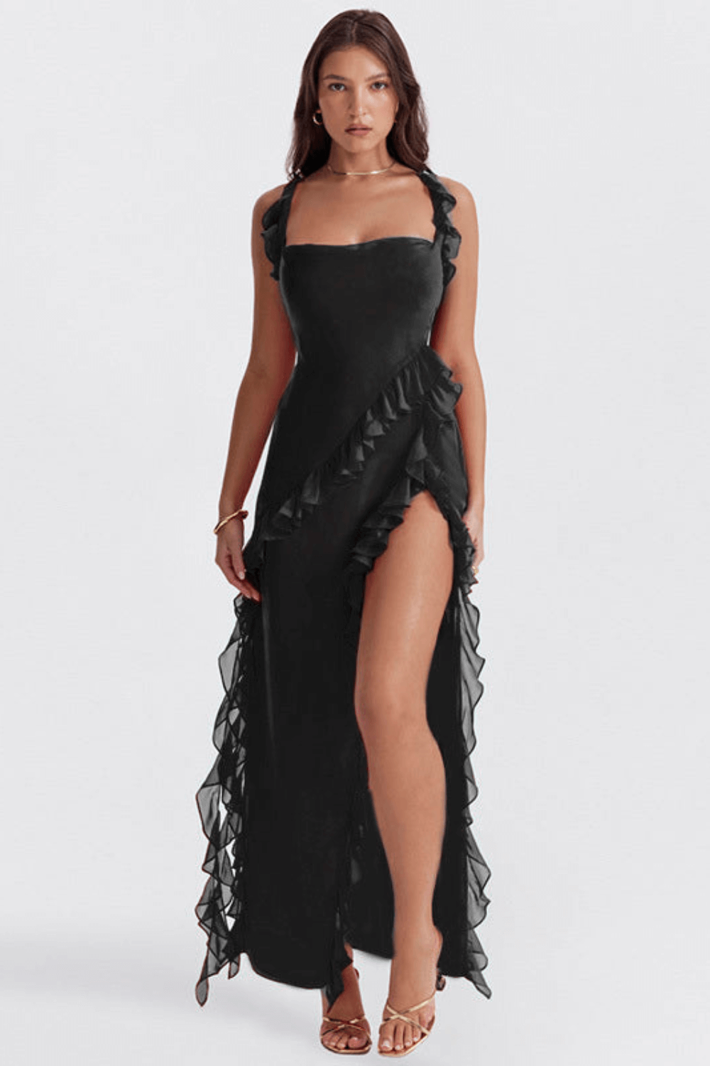 Milla | Stringy Selvedge Maxi Dress