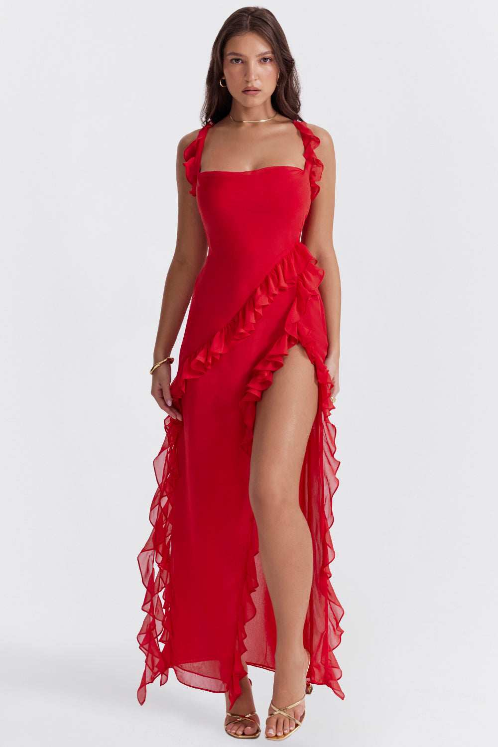 Milla | Stringy Selvedge Maxi Dress