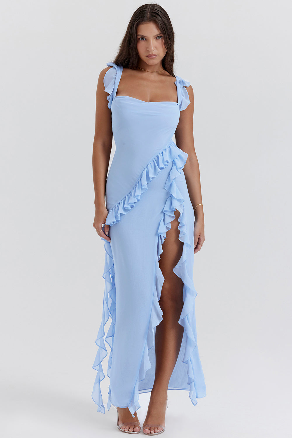 Milla | Stringy Selvedge Maxi Dress