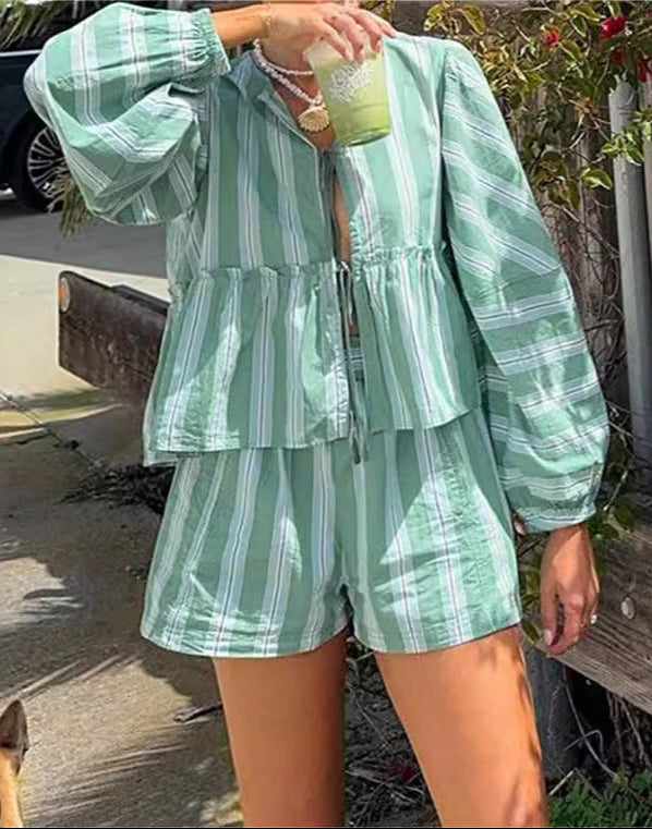 Zaya | Striped Two-pieceSet