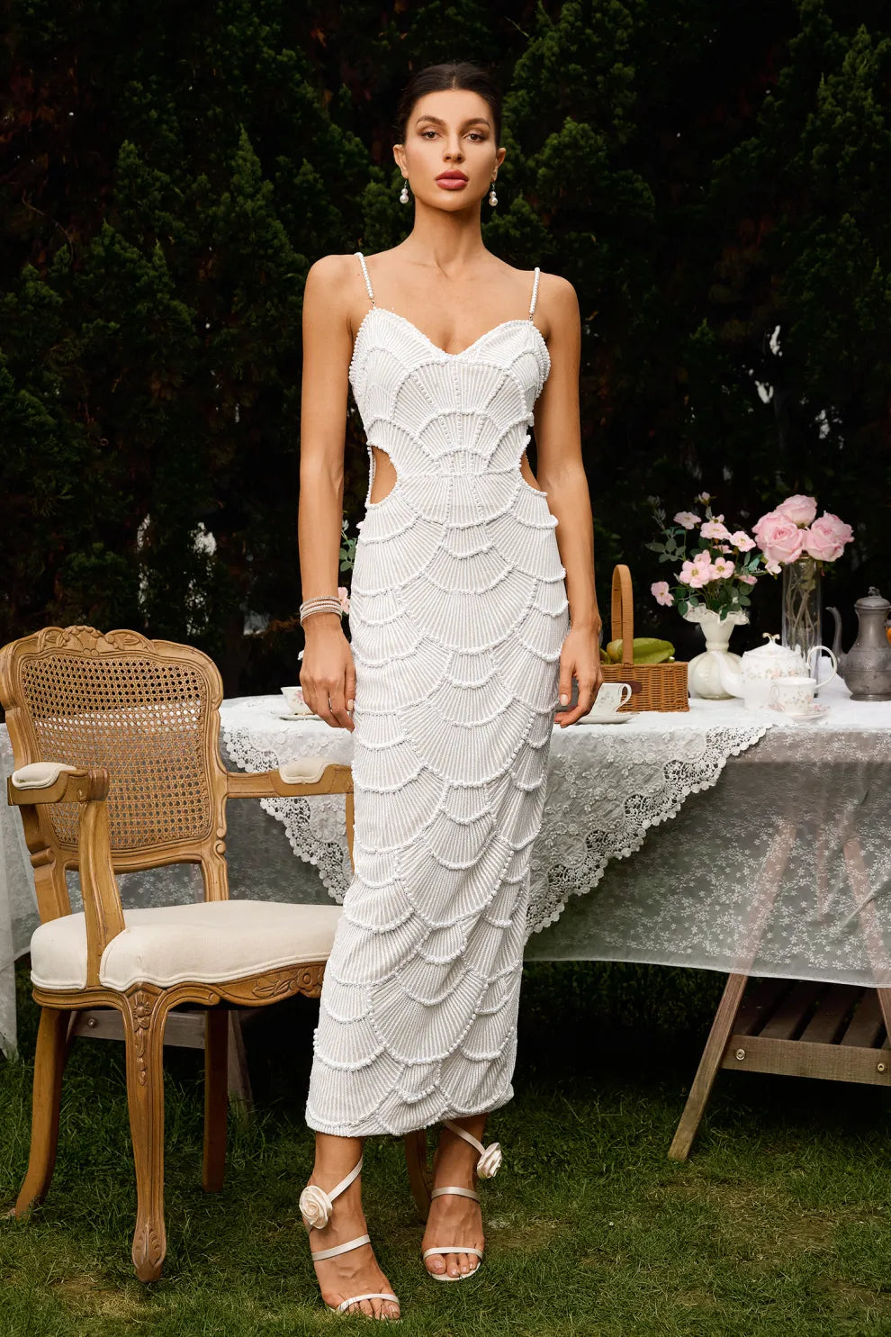 Anna | Evening Dress with Beads