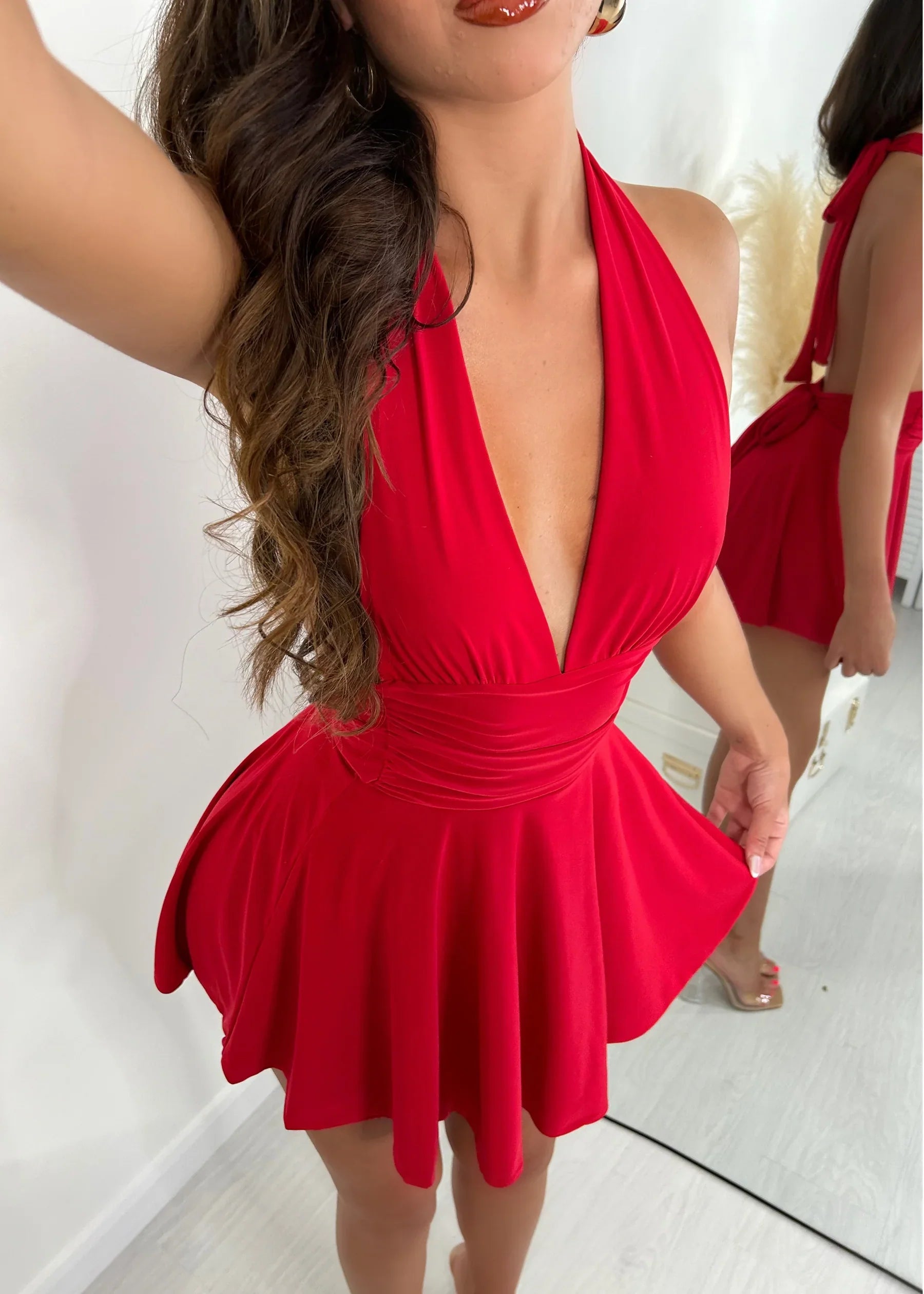 Zara | Halter Tie-Back Dress