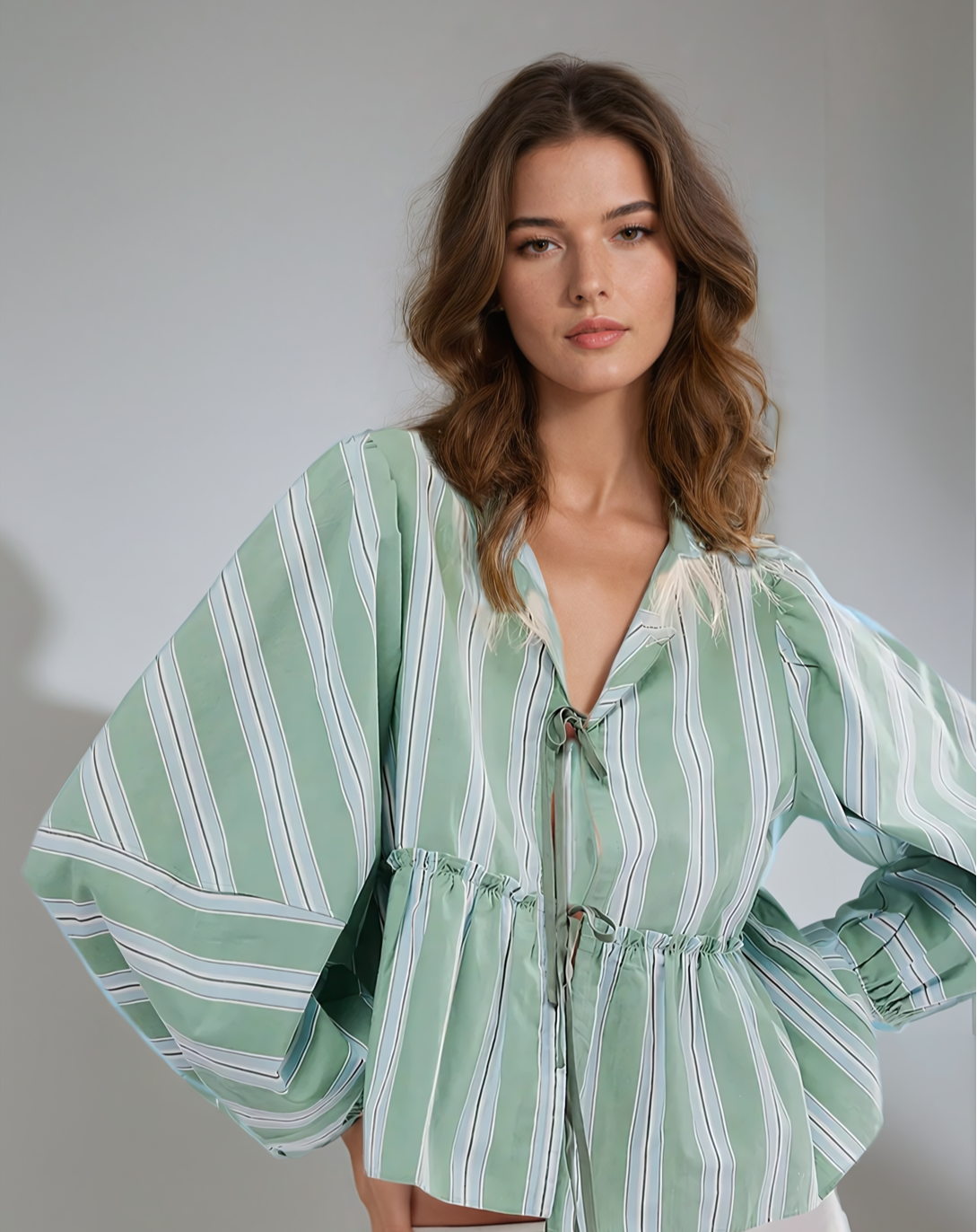 Zaya | Striped Two-pieceSet