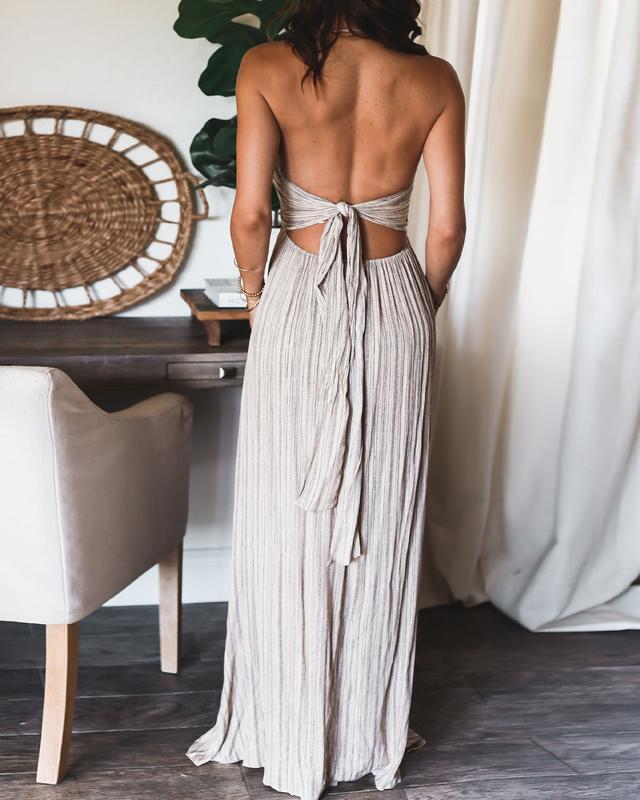 Jane | Maxi Halter Dress