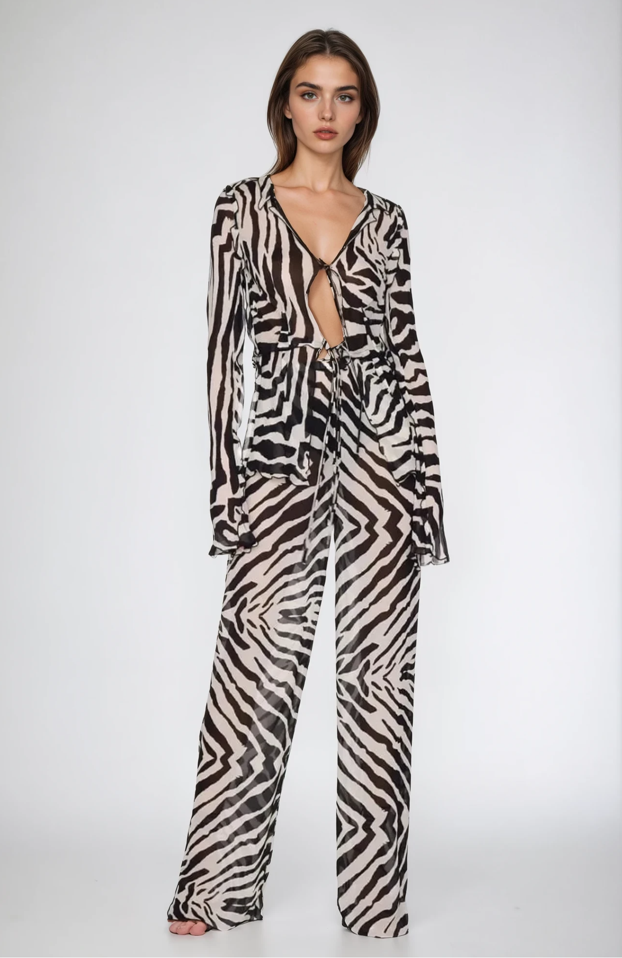 Juna | Zebra Print Co-ord Set